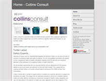 Tablet Screenshot of collins-consult.com